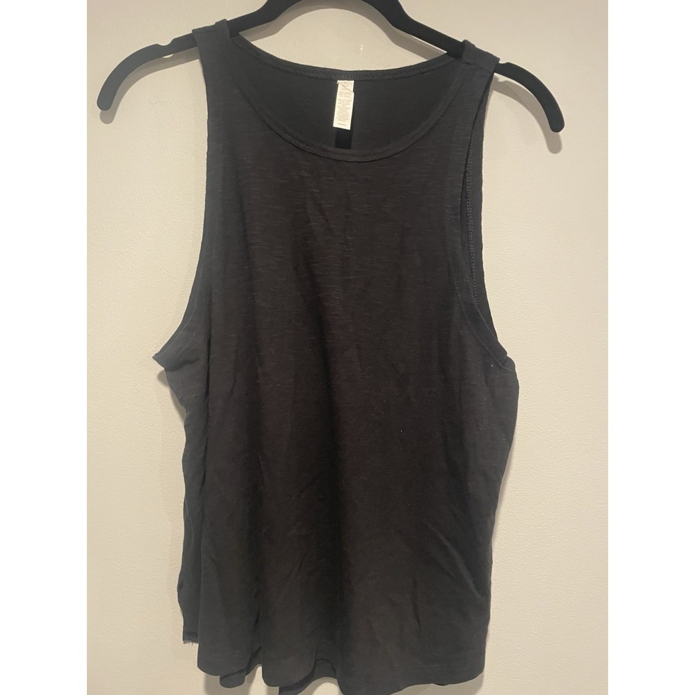 Zella Black Active Workout Tank Top Size Small RN 58665 NWOT Yoga Flowy